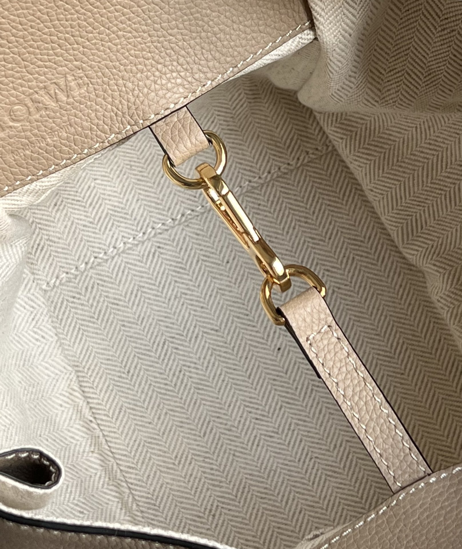 Loewe Compact Hammock Bag in Soft Grained Calfskin Khaki